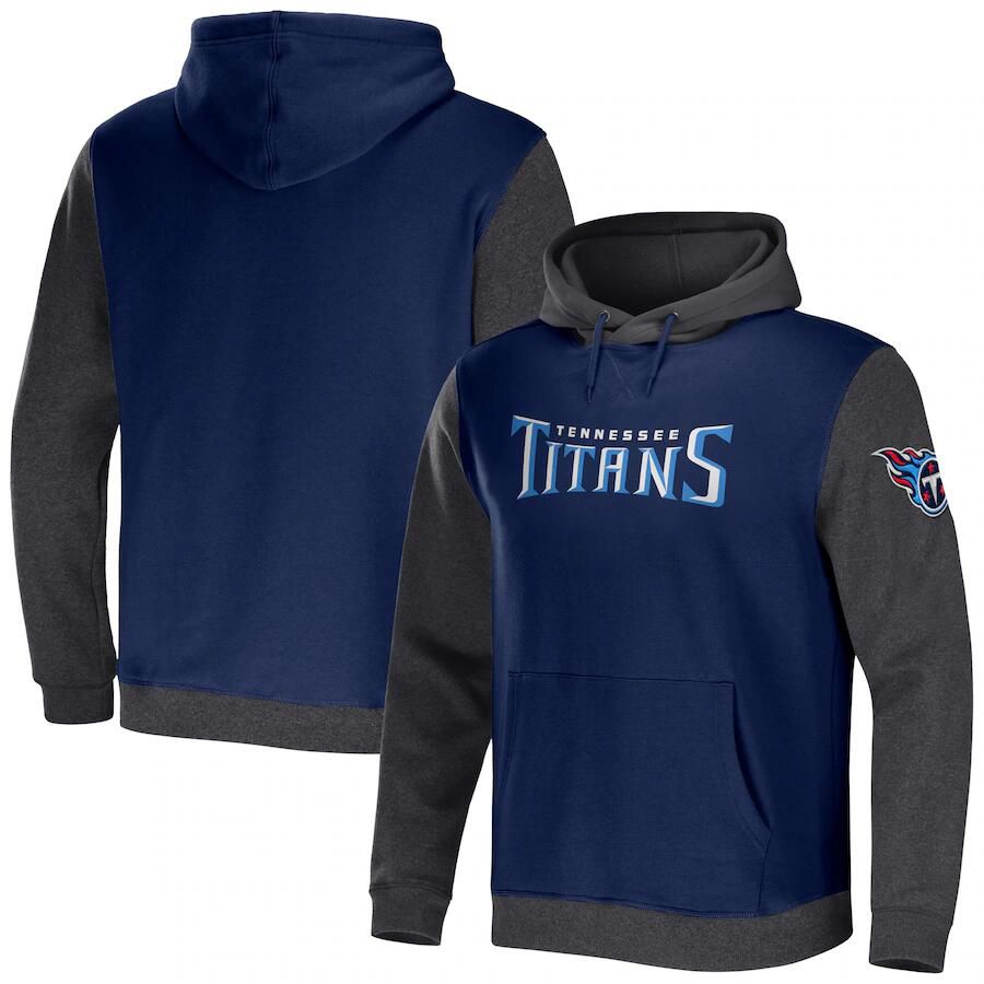 Men 2023 NFL Tennessee Titans blue Sweatshirt style 3->minnesota vikings->NFL Jersey